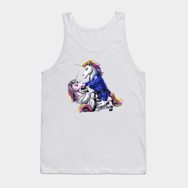 Jiu-Jitsu Unicorns Tank Top by underheaven